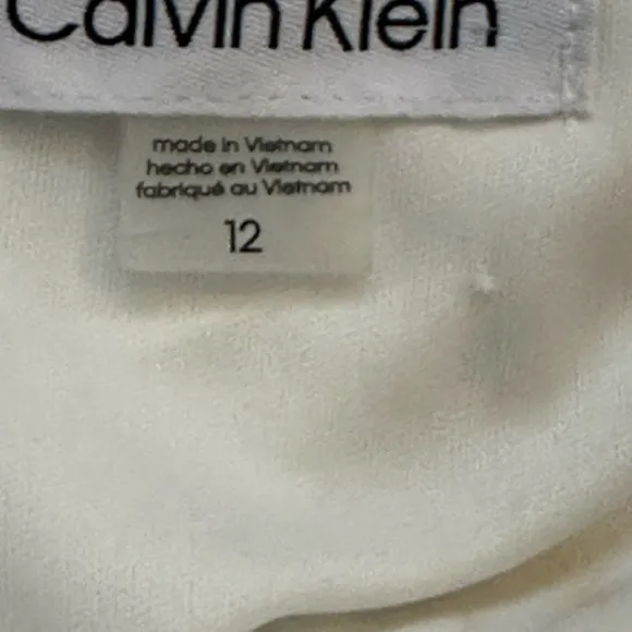 🆕 Calvin Klein Jewel-Neck Scuba Crepe Sheath Dress