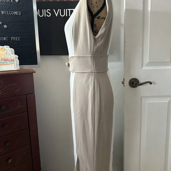 🆕 Calvin Klein Jewel-Neck Scuba Crepe Sheath Dress