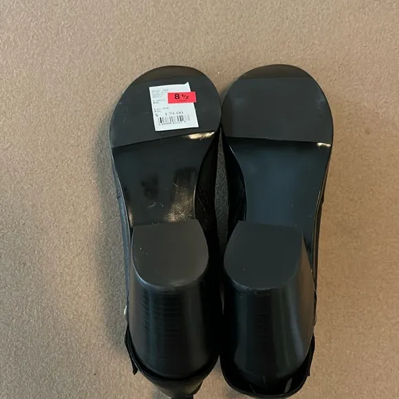 🆕 NWB Nine West Gwen Black Leather Ankle Boots - 8.5