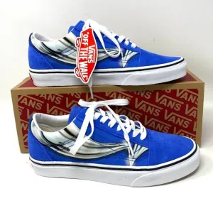 🍃 Sale 🍃 VANS Old Skool Warp Nebulas Blue Suede Women's Size 8 VN0A4U3B21P