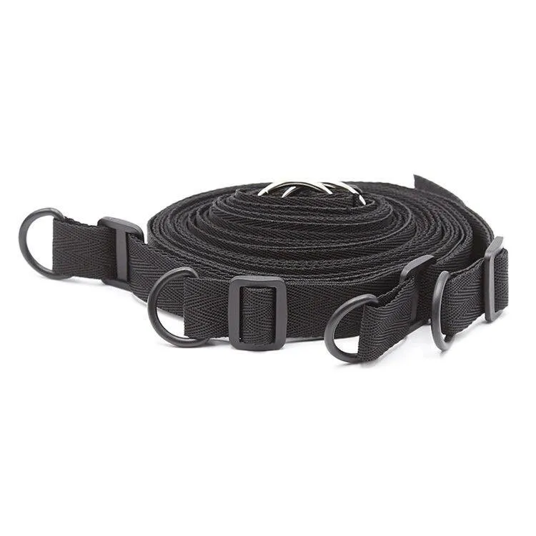 0967M      Red & Black BedBound SecureFit BDSM Wrist and Ankles Restraint System