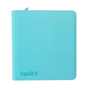 12-Pocket Exo-Tec® Zip Binder Pastel Blue