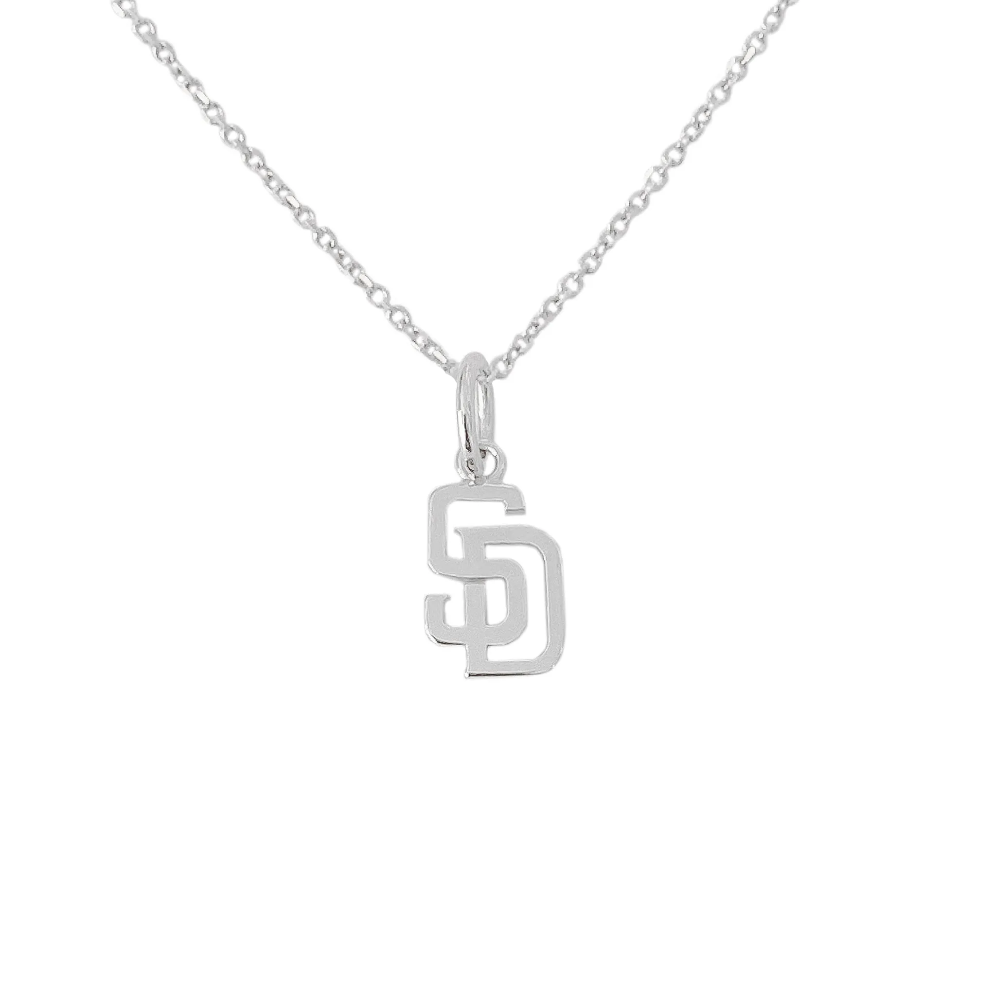 14K Gold SD Logo Necklace