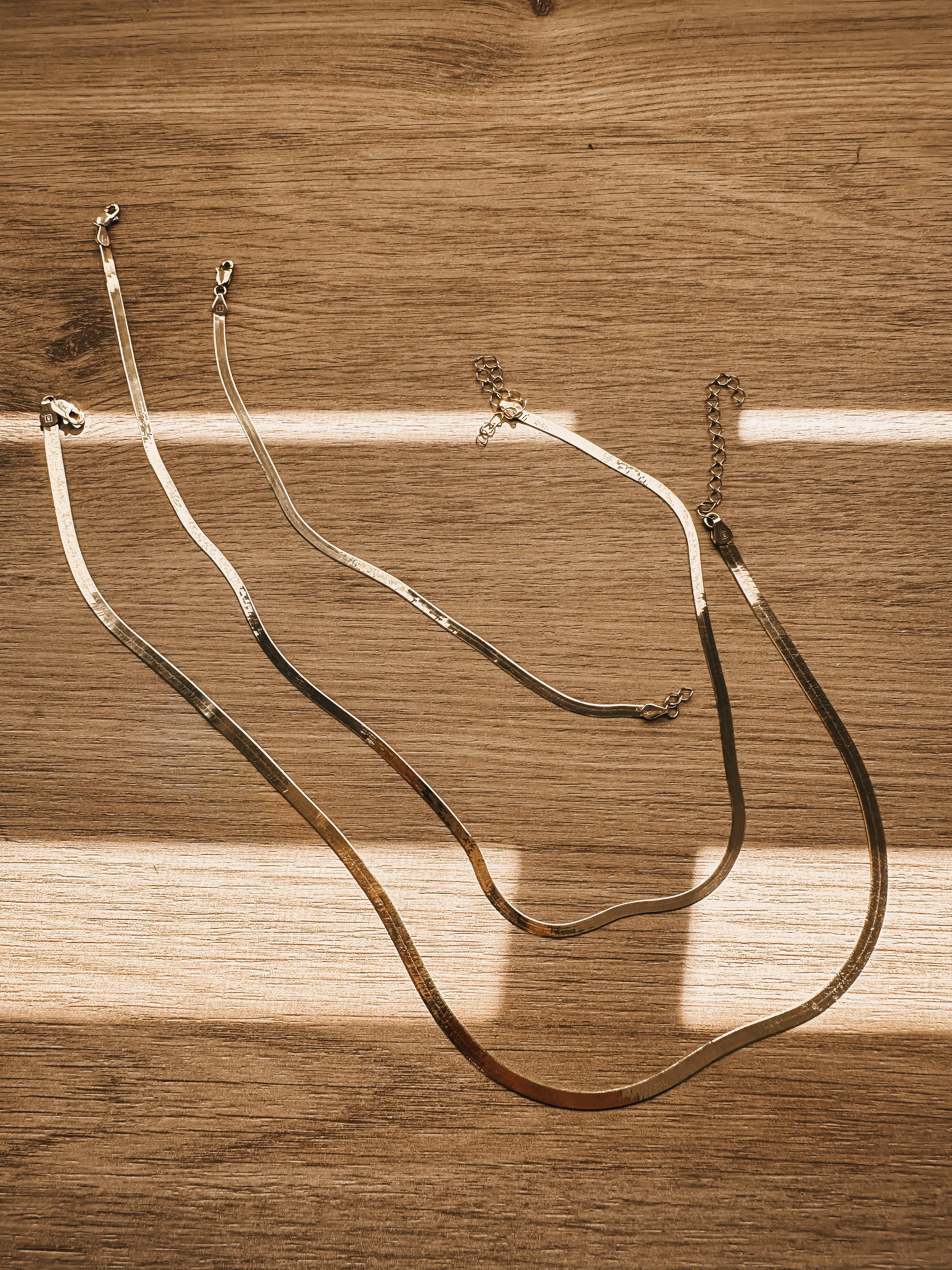 14K Herringbone Bracelet