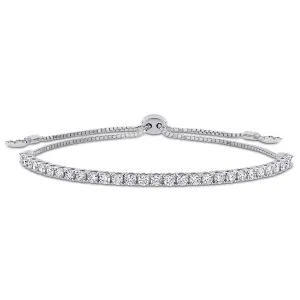14K Tennis Bracelet Adjustable