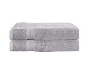 2 Pack Bath Sheets Set Cotton Extra Large Towel Grey