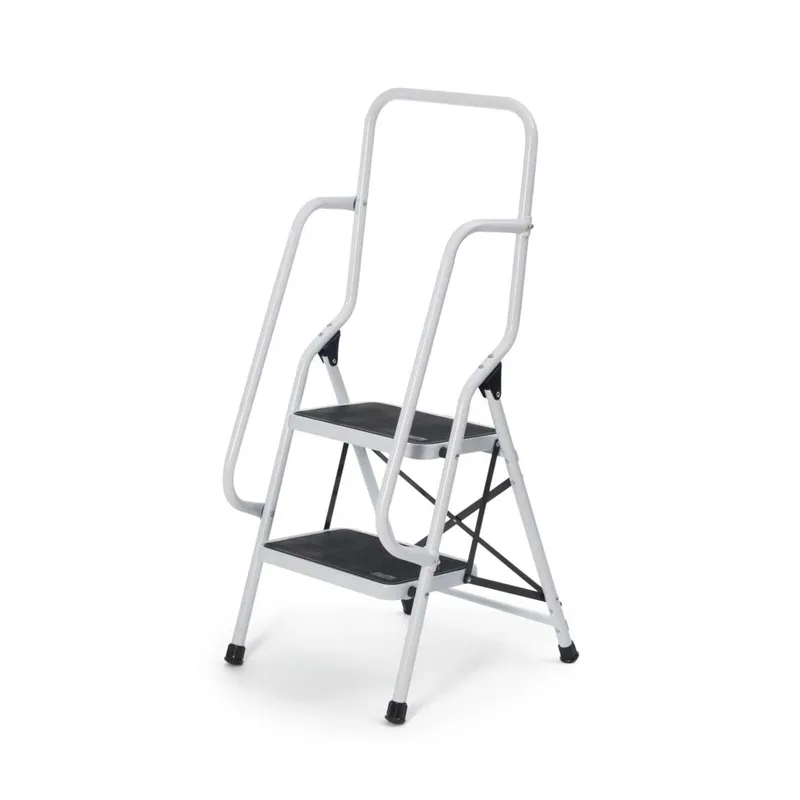 2 Step Safety Ladder with Handrail Inc Retail Carton