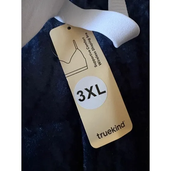2) Truekind Comfort Shaping Bra Wireless Supportive Everyday Bra 3XL