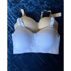 2) Truekind Comfort Shaping Bra Wireless Supportive Everyday Bra 3XL