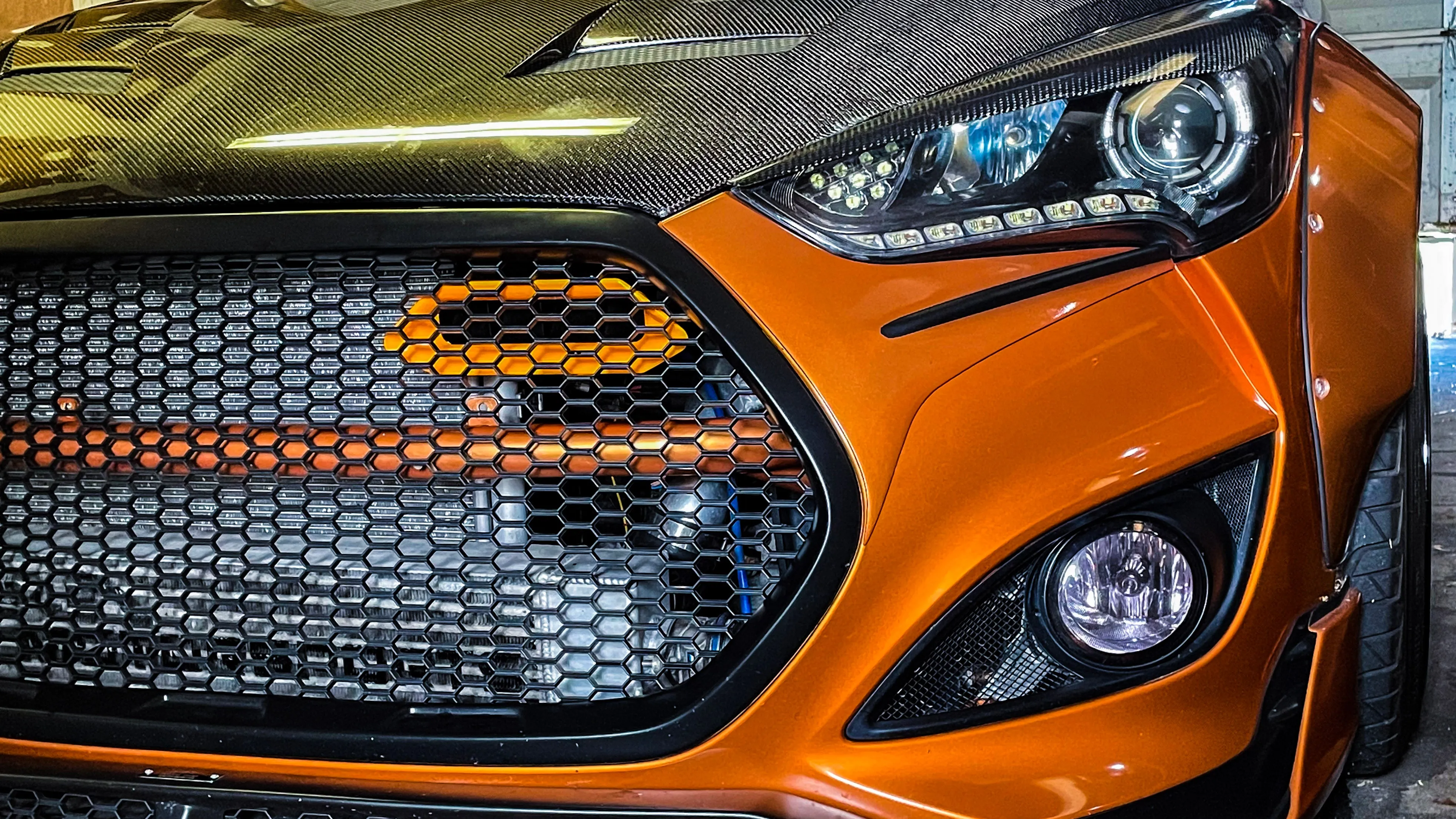 2013-2017 Hyundai Veloster Turbo BIG MOUTH Ram Air Intake Snorkel