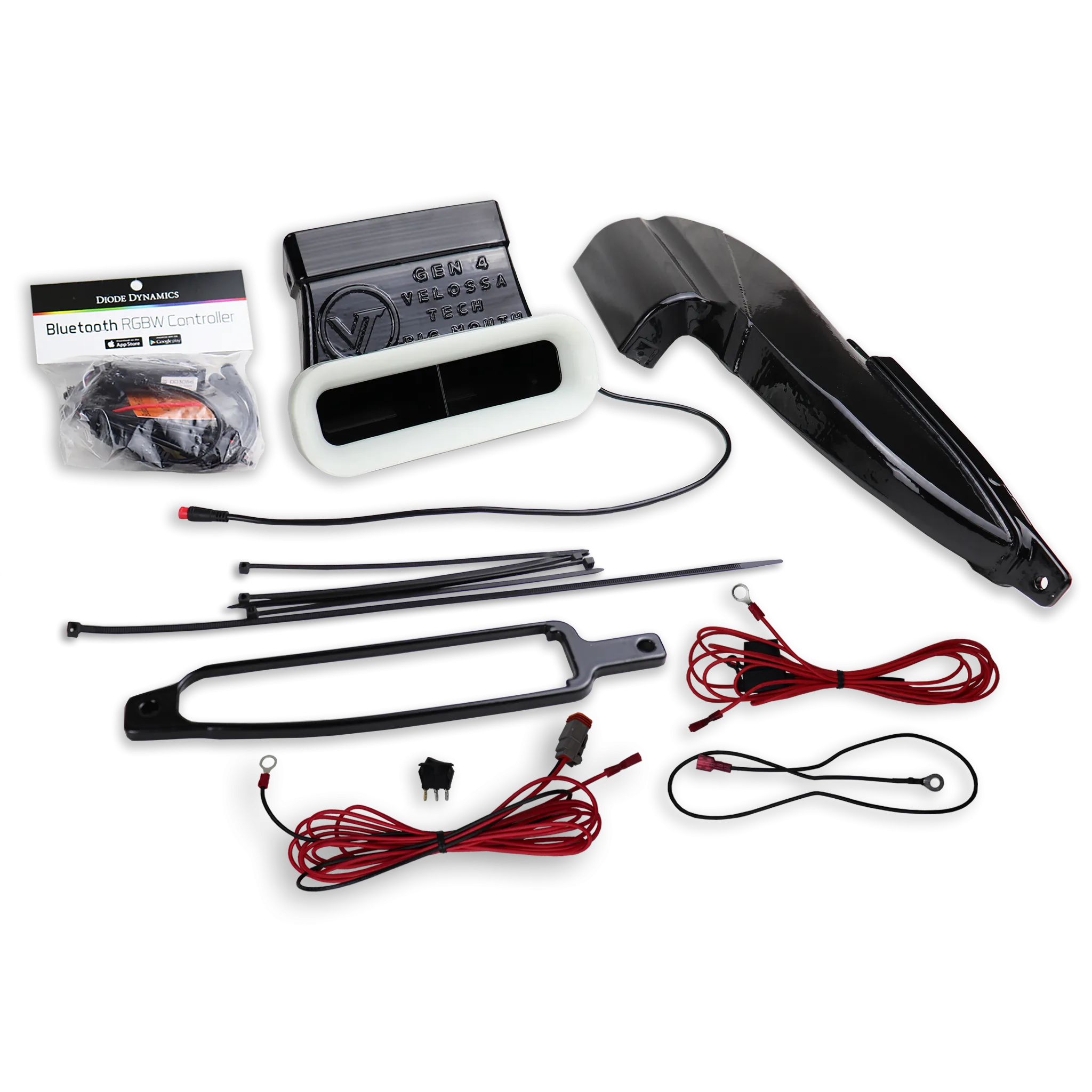 2013-2020 Ford Fusion BIG MOUTH "LIT KIT" Ram Air Intake Snorkel (1.5L/1.6L/2.0L EcoBoost/2.5L/Sport)