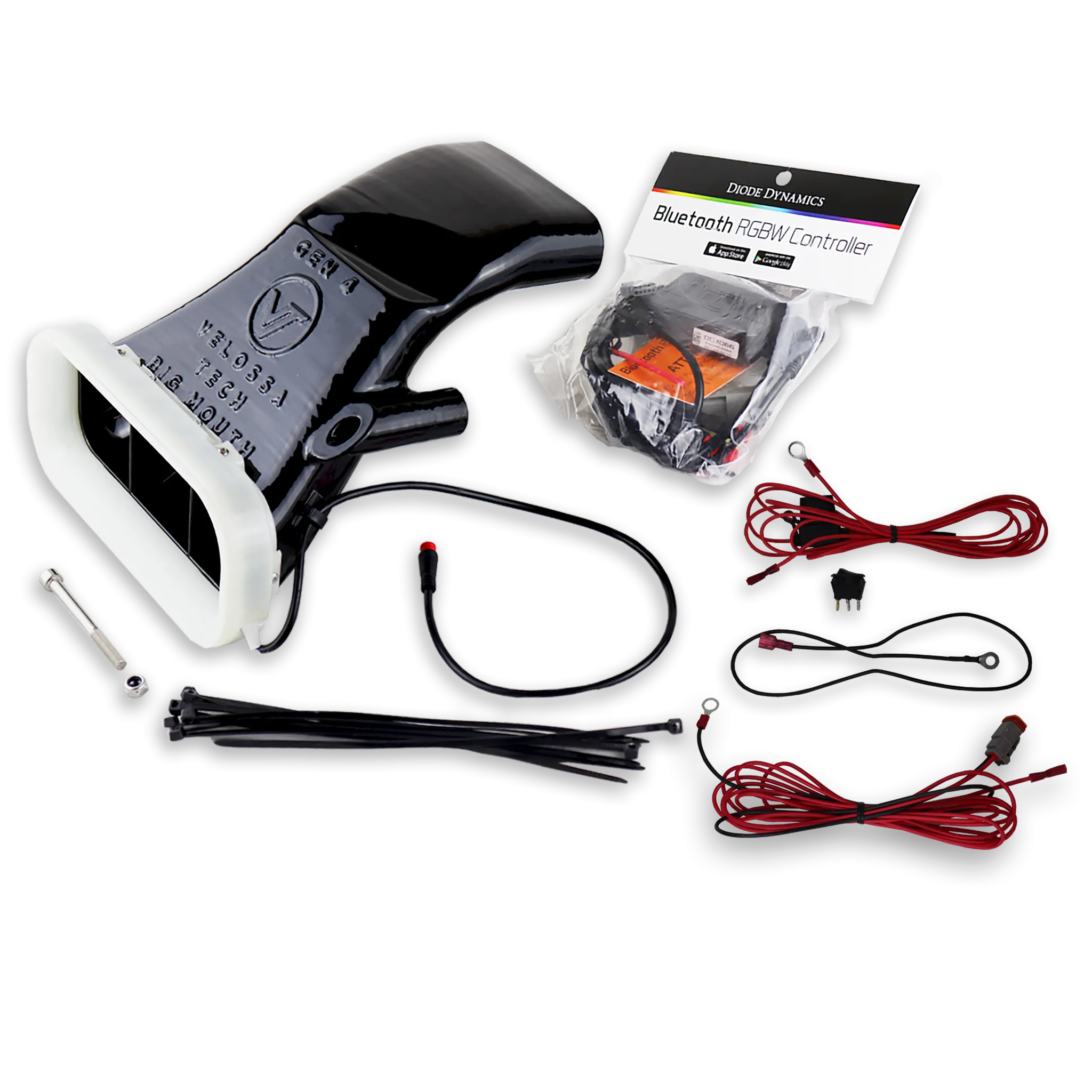 2014-2019 Ford Fiesta ST (2018-2019 MK7 and MK7.5 only) BIG MOUTH "LIT KIT" Ram Air Intake Snorkel