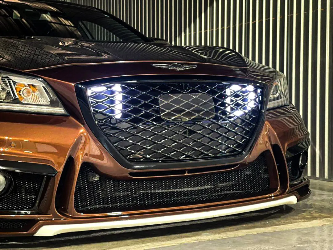2015-2020 Genesis G80 3.3T/5.0/3.8 Dual BIG MOUTH "LIT KIT" Ram Air Intake Snorkels