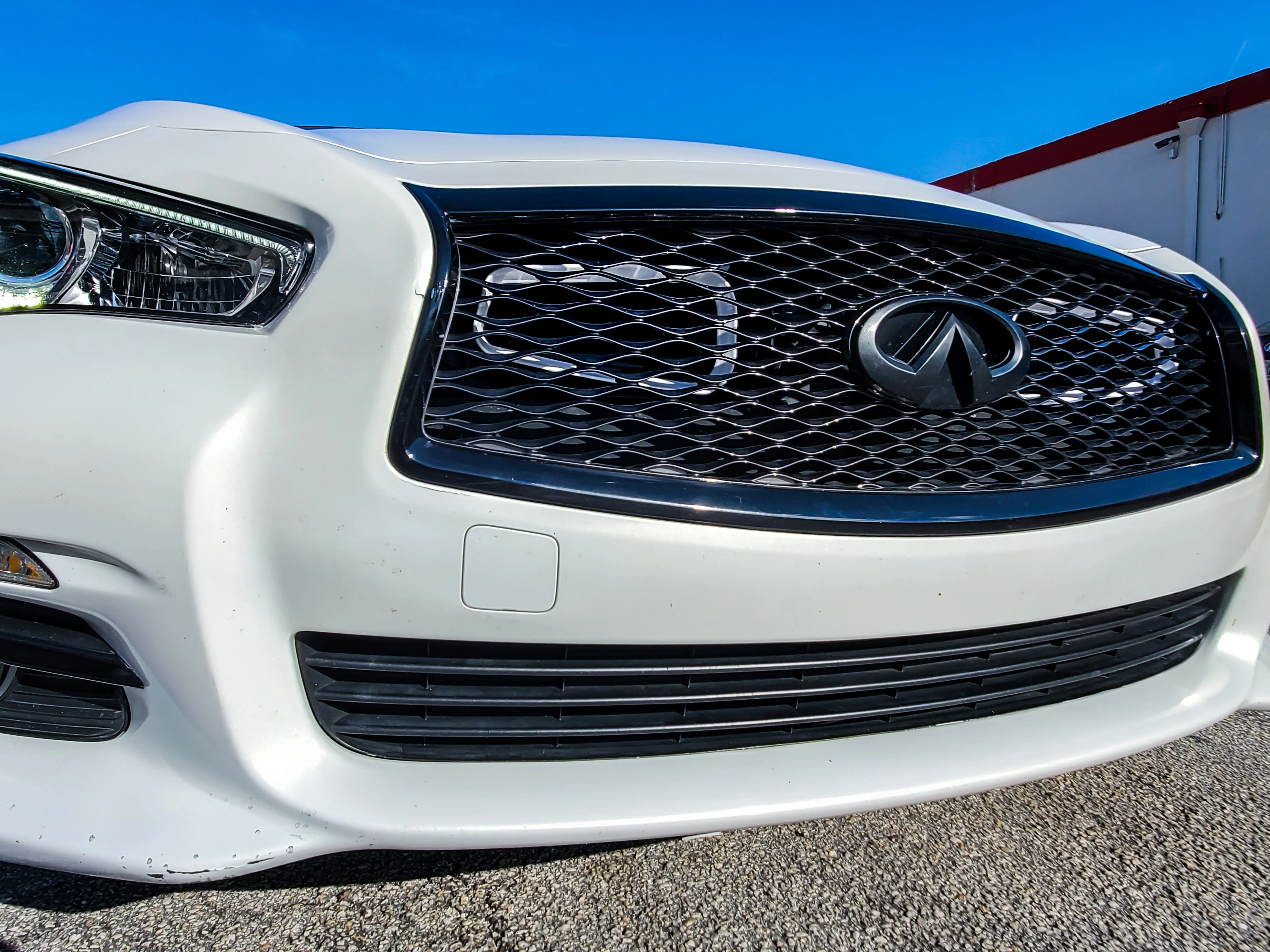 2016-2020  Infiniti Q50 Red Sport BIG MOUTH Ram Air Intake Snorkel