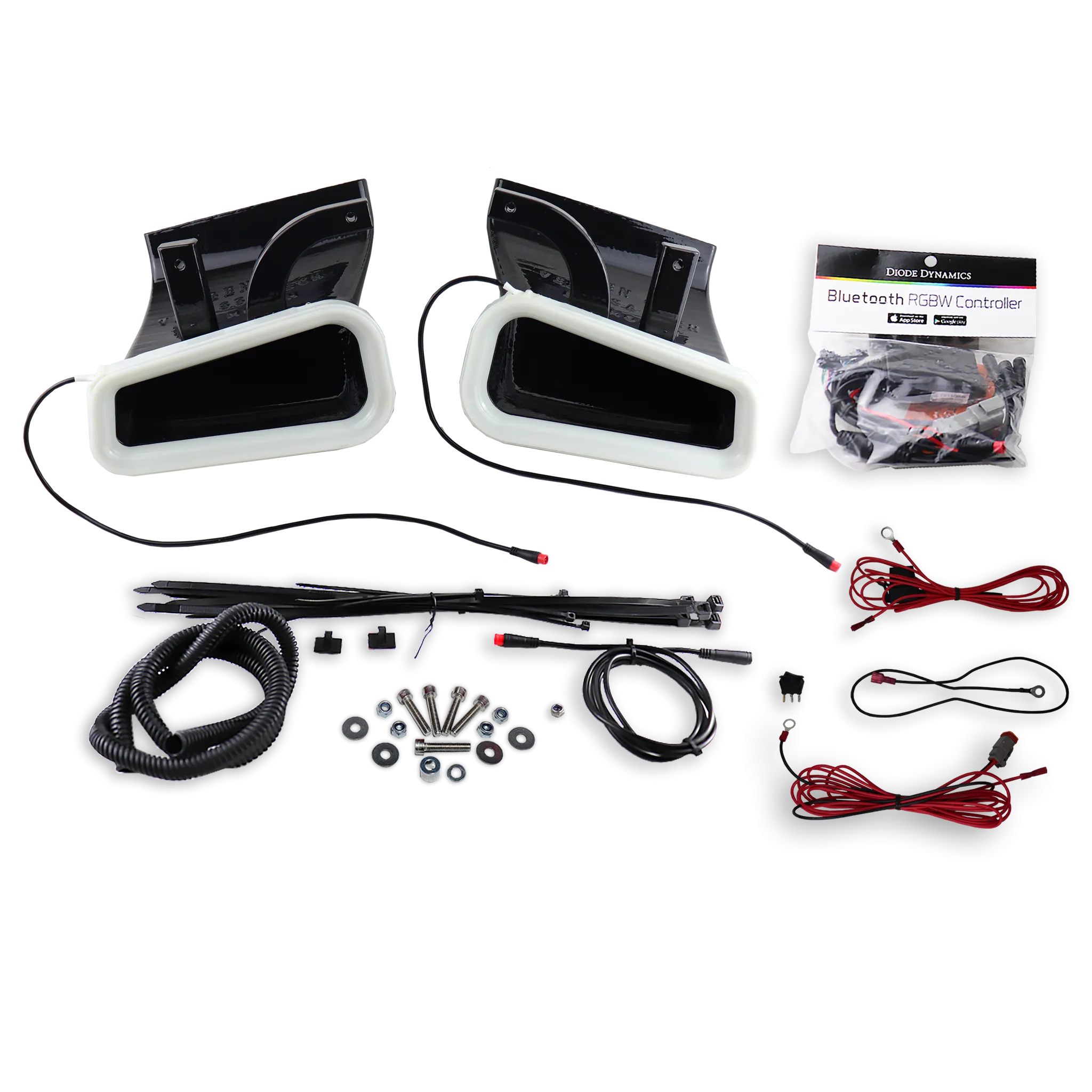 2016-2020  Infiniti Q60 BIG MOUTH "LIT KIT" Ram Air Intake Snorkels