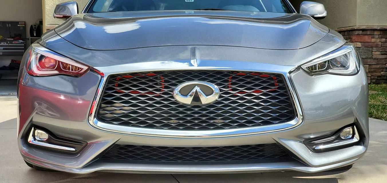 2016-2020  Infiniti Q60 Red Sport BIG MOUTH Ram Air Intake Snorkel