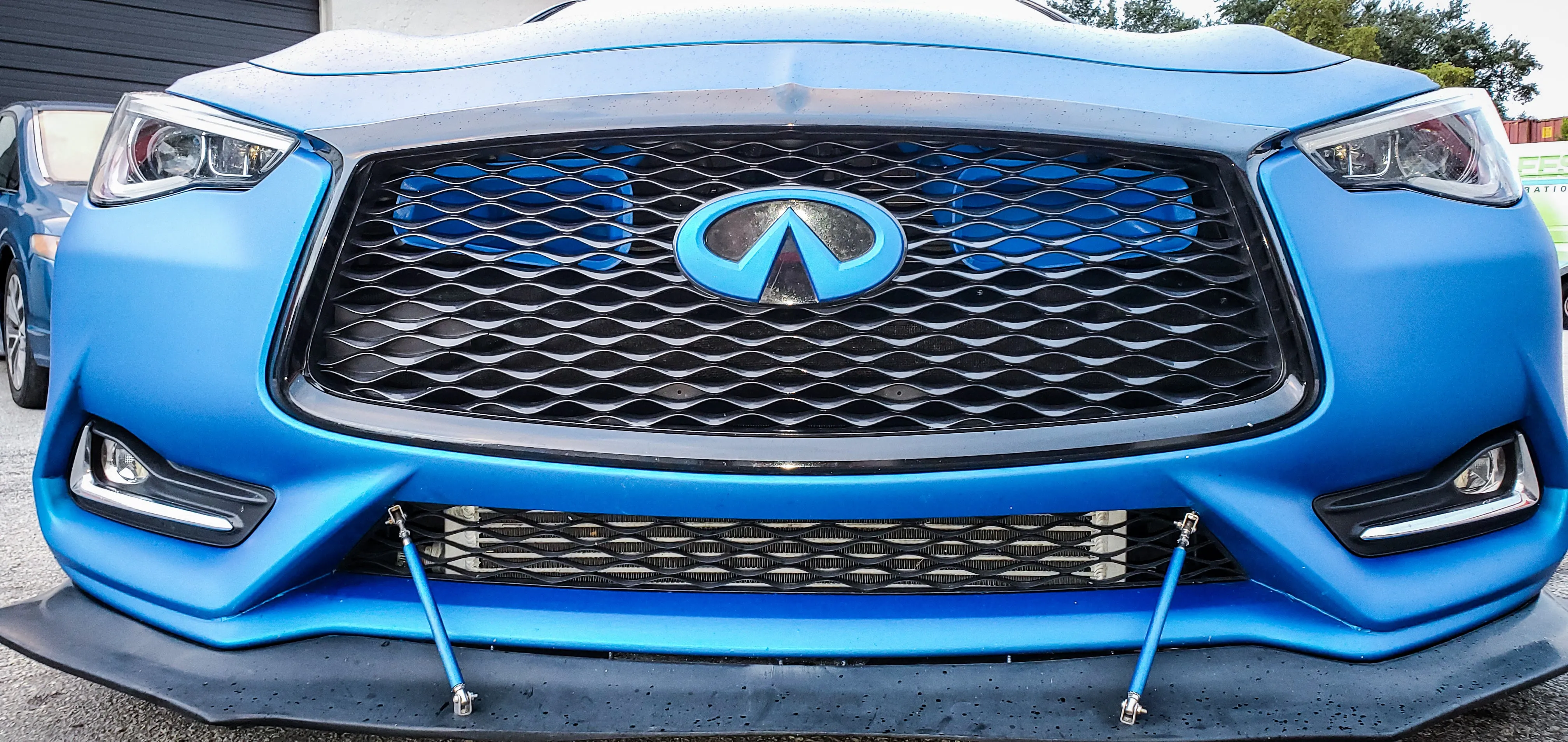 2016-2020  Infiniti Q60 Red Sport BIG MOUTH Ram Air Intake Snorkel