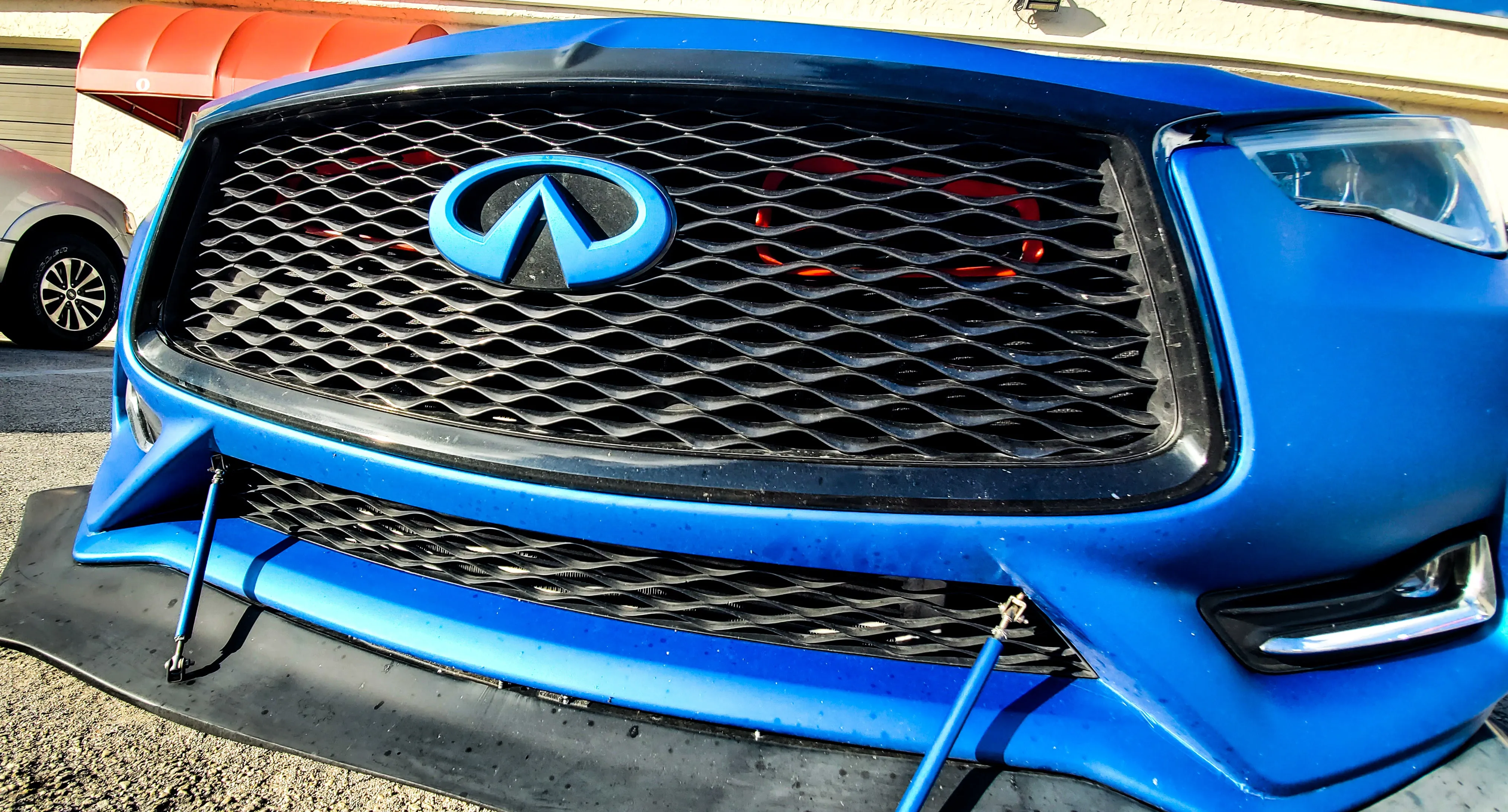 2016-2020  Infiniti Q60 Red Sport BIG MOUTH Ram Air Intake Snorkel