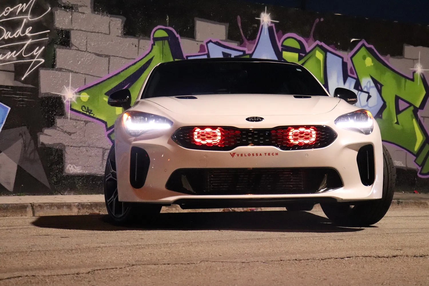 2017-2023  Kia Stinger 3.3T/2.0T/2.5T Dual BIG MOUTH "LIT KIT" Ram Air Intake Snorkels