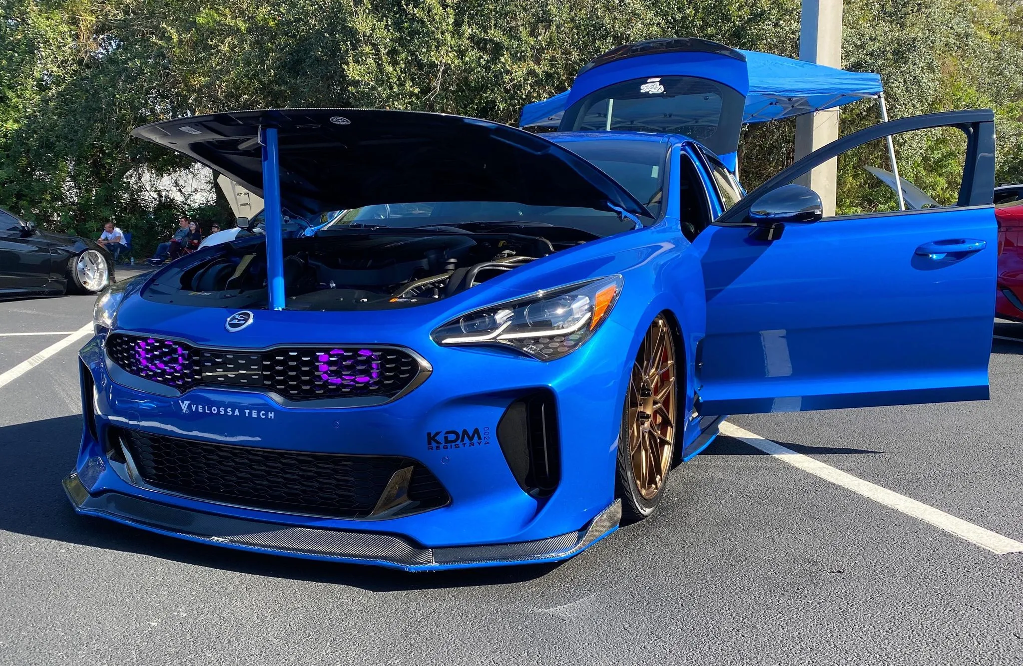 2017-2023  Kia Stinger 3.3T/2.0T/2.5T Dual BIG MOUTH "LIT KIT" Ram Air Intake Snorkels