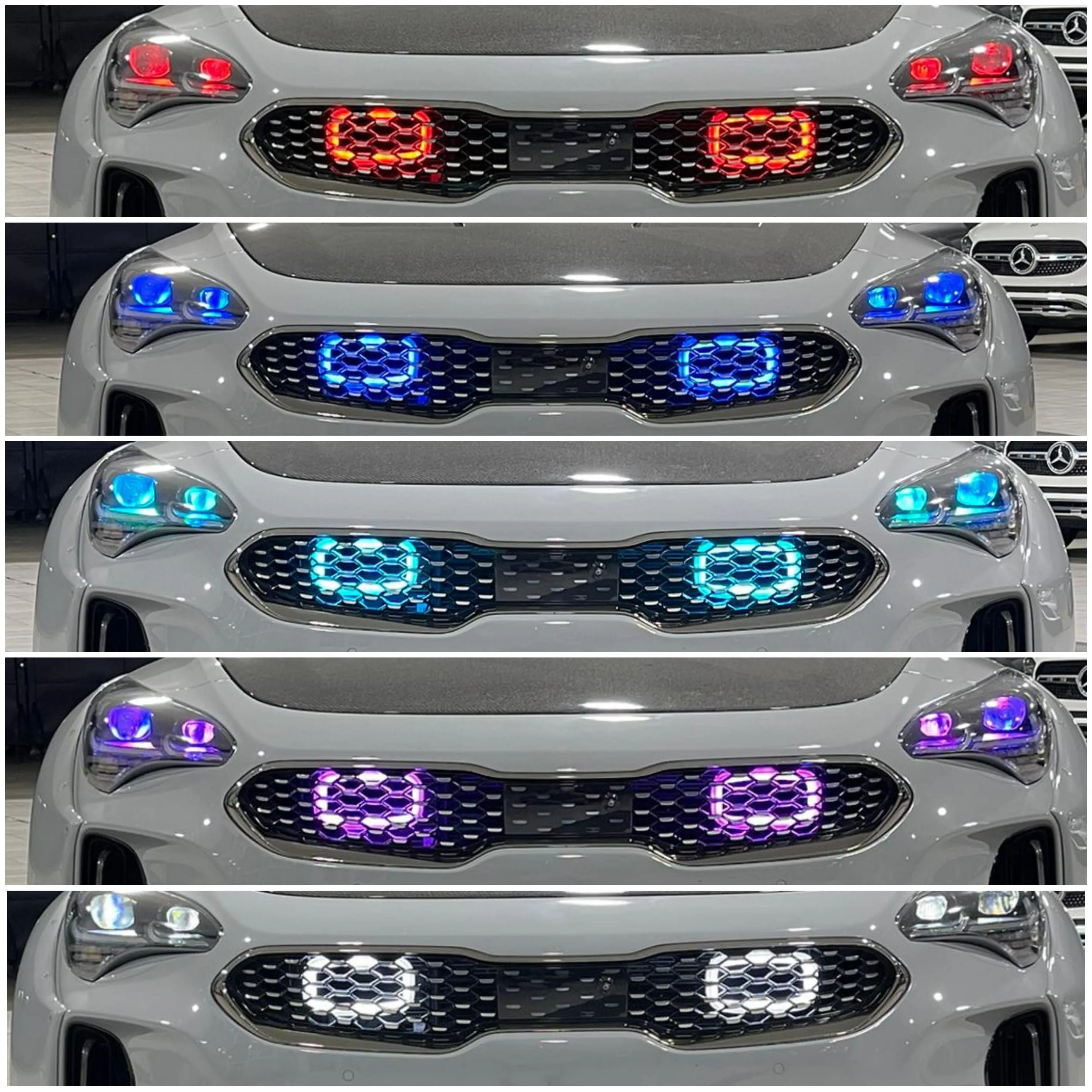 2017-2023  Kia Stinger 3.3T/2.0T/2.5T Dual BIG MOUTH "LIT KIT" Ram Air Intake Snorkels