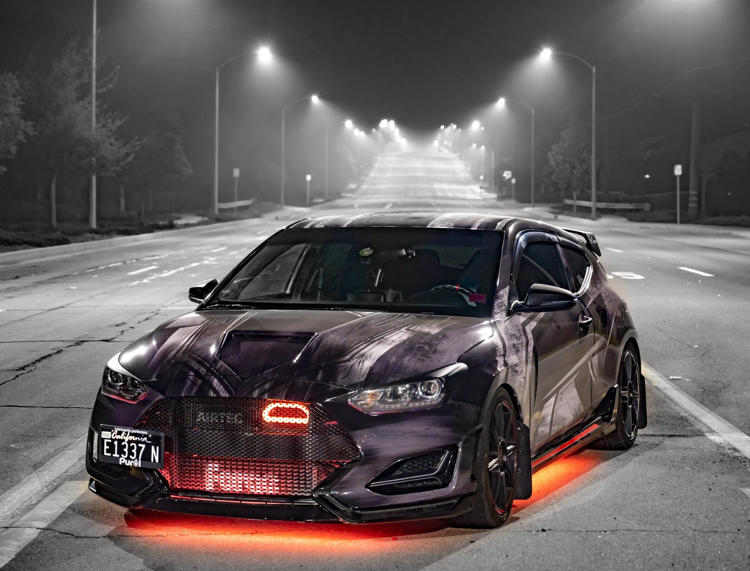 2019-2022 Hyundai Veloster N (non-DCT) BIG MOUTH "LIT KIT" Ram Air Intake Snorkel