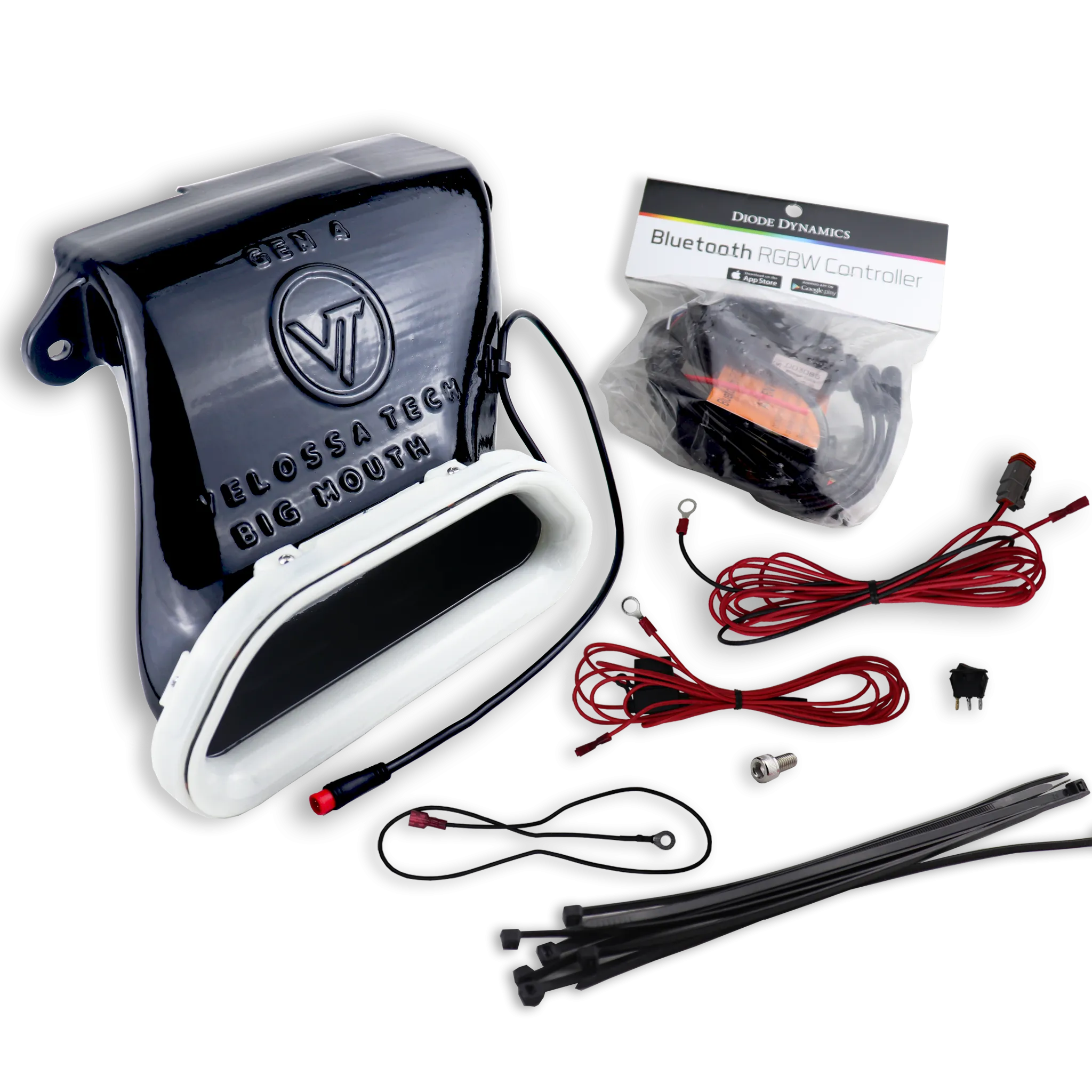 2019-2022 Hyundai Veloster N (non-DCT) BIG MOUTH "LIT KIT" Ram Air Intake Snorkel
