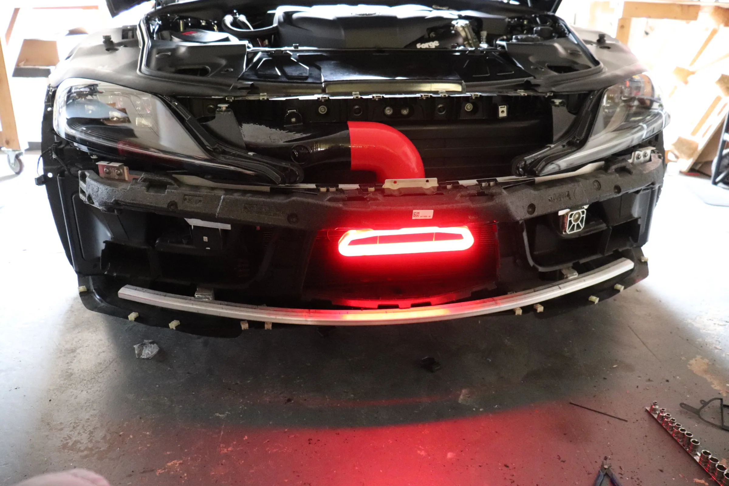 2020-2021  Toyota Supra MK5 BIG MOUTH "LIT KIT" Ram Air Intake Snorkel