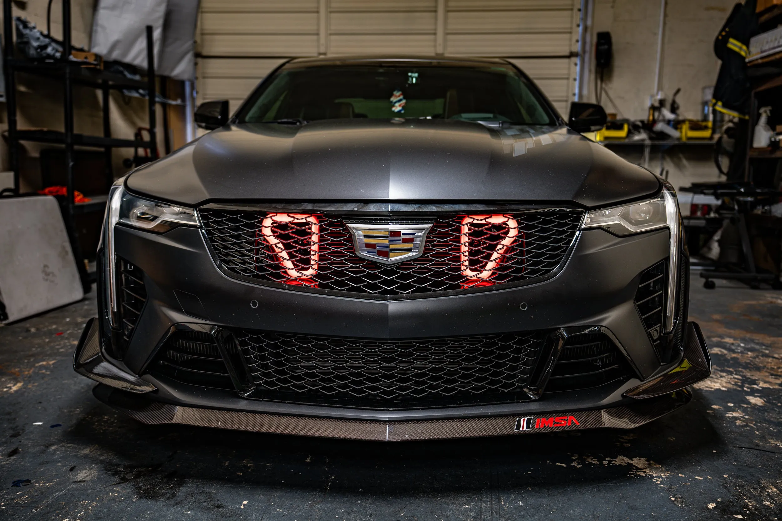 2022  Cadillac CT4-V Blackwing Dual BIG MOUTH "LIT KIT" Ram Air Intake Snorkel