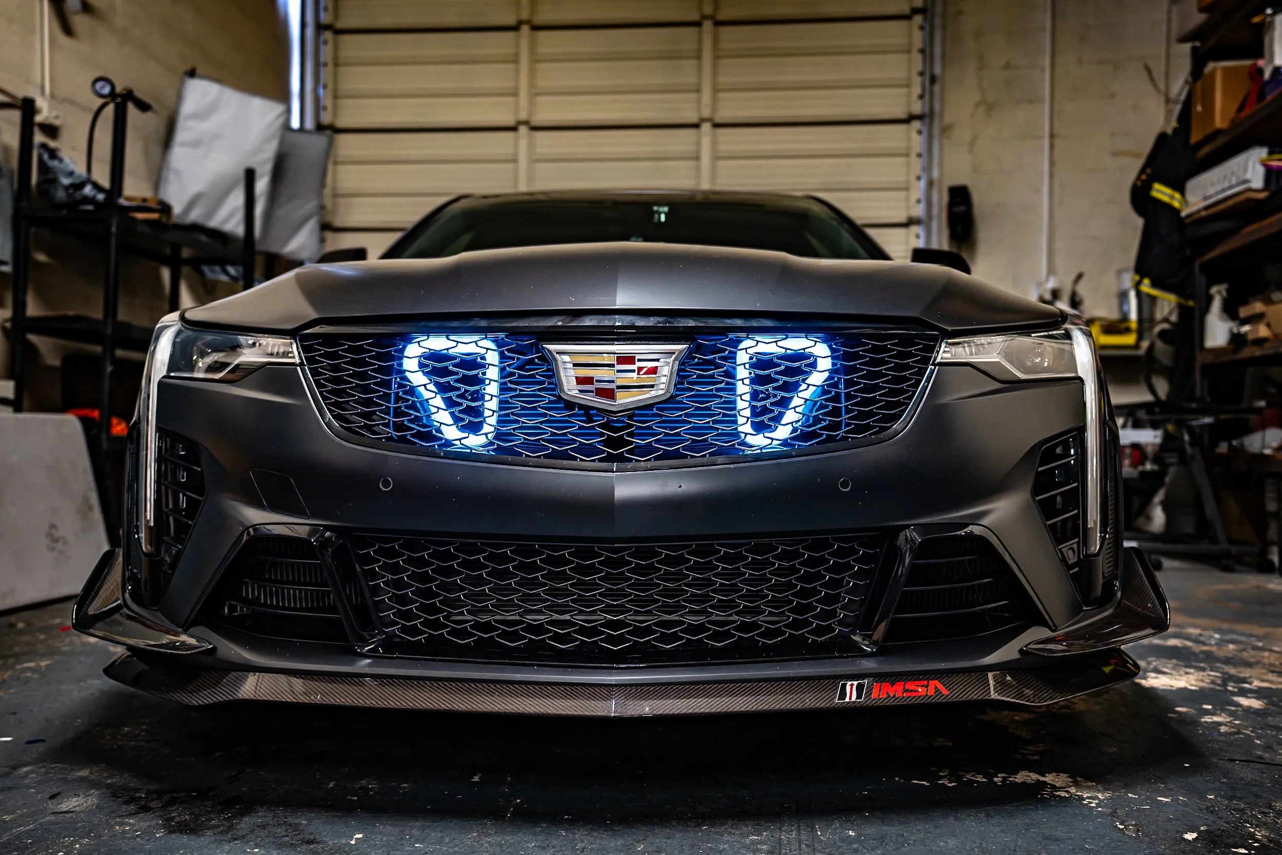 2022  Cadillac CT4-V Blackwing Dual BIG MOUTH "LIT KIT" Ram Air Intake Snorkel