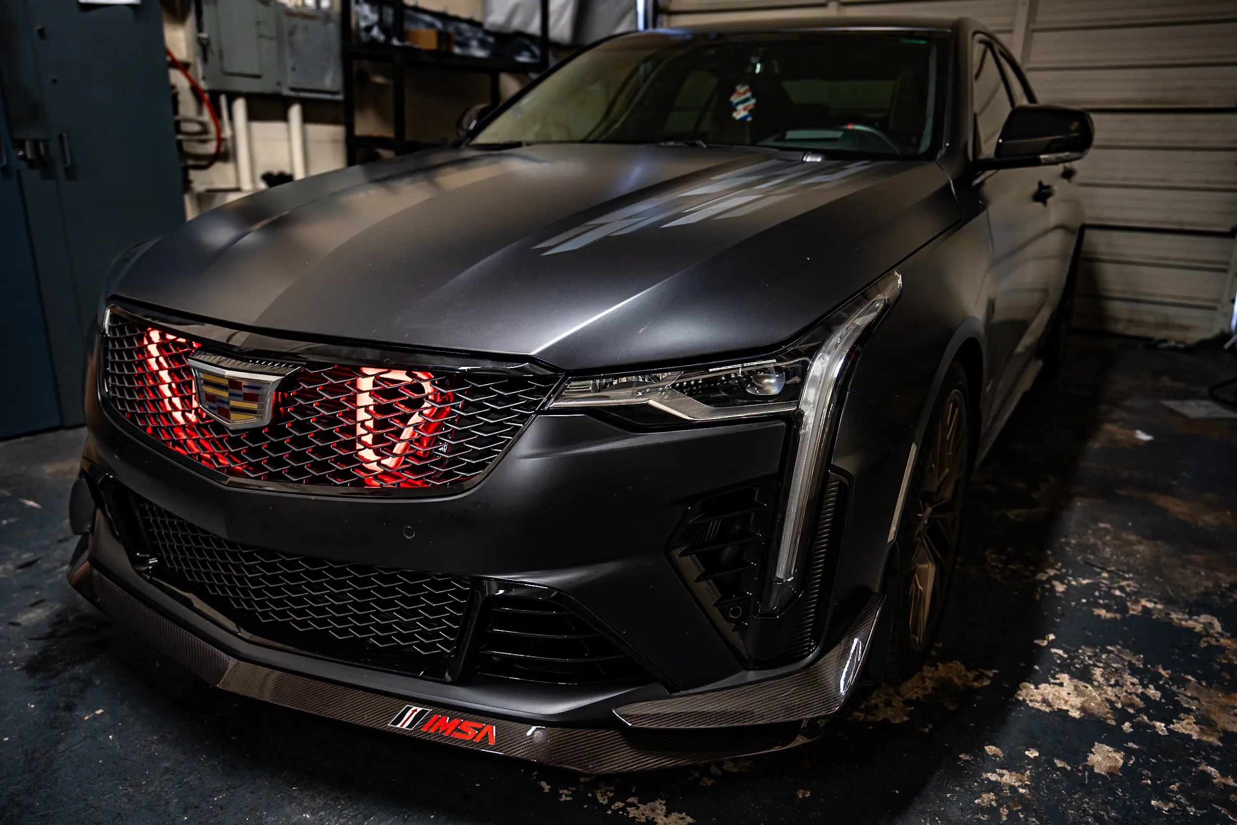 2022  Cadillac CT4-V Blackwing Dual BIG MOUTH "LIT KIT" Ram Air Intake Snorkel