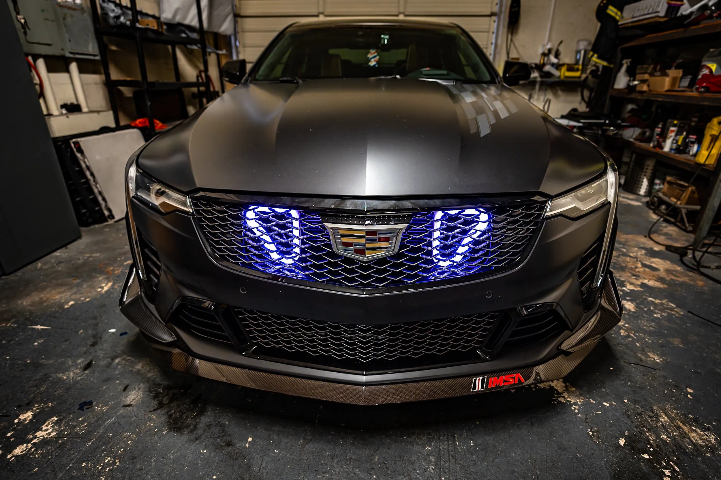 2022  Cadillac CT4-V Blackwing Dual BIG MOUTH "LIT KIT" Ram Air Intake Snorkel