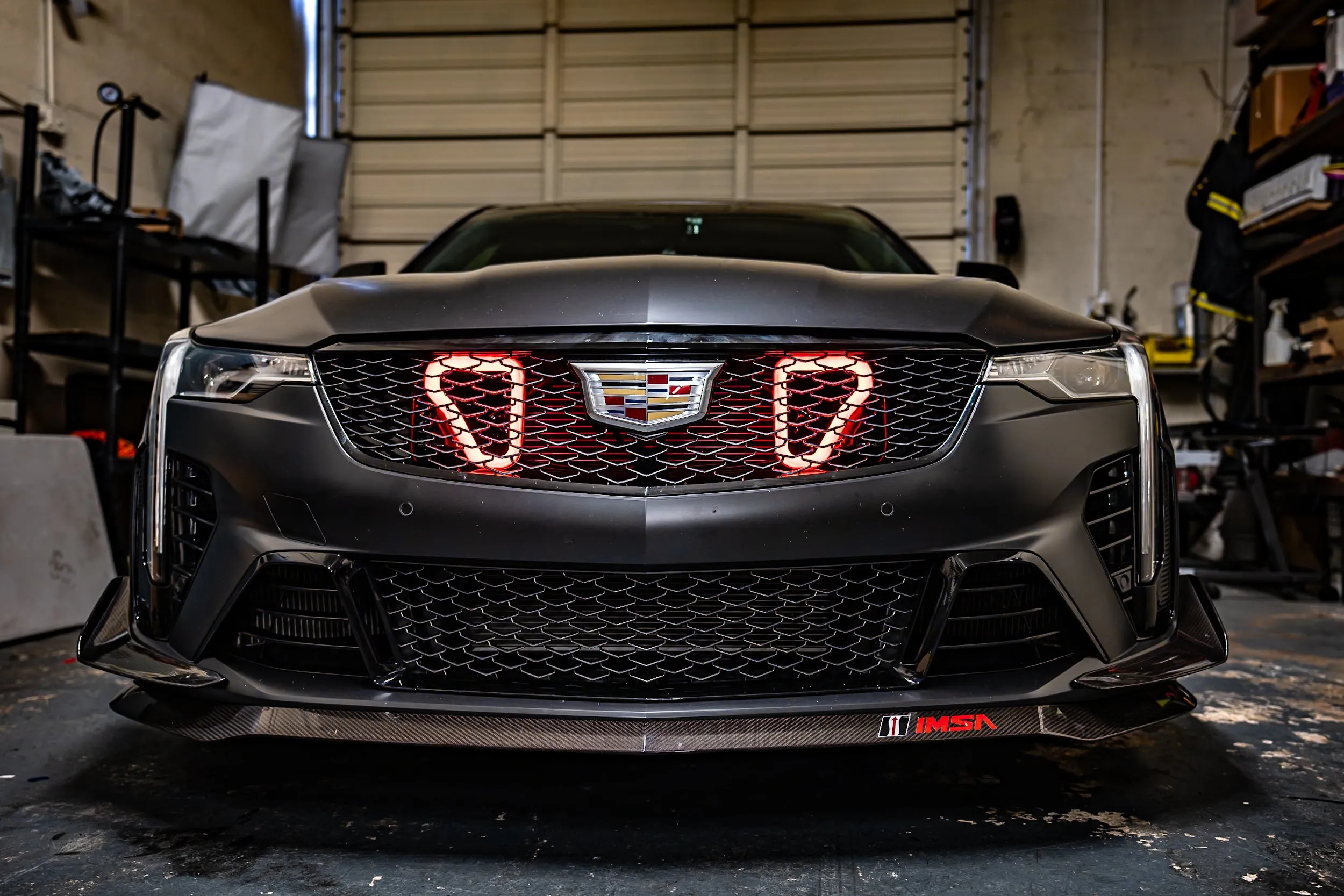 2022  Cadillac CT4-V Blackwing Dual BIG MOUTH "LIT KIT" Ram Air Intake Snorkel