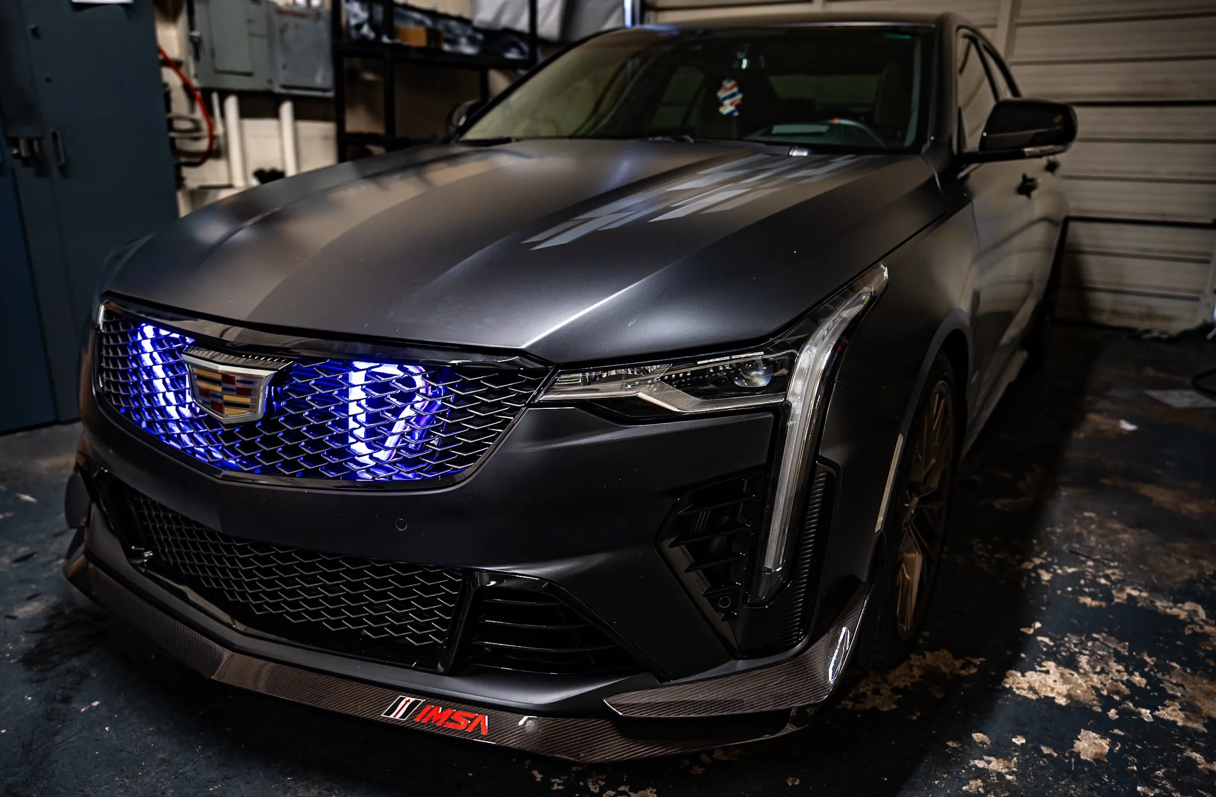 2022  Cadillac CT4-V Blackwing Dual BIG MOUTH "LIT KIT" Ram Air Intake Snorkel