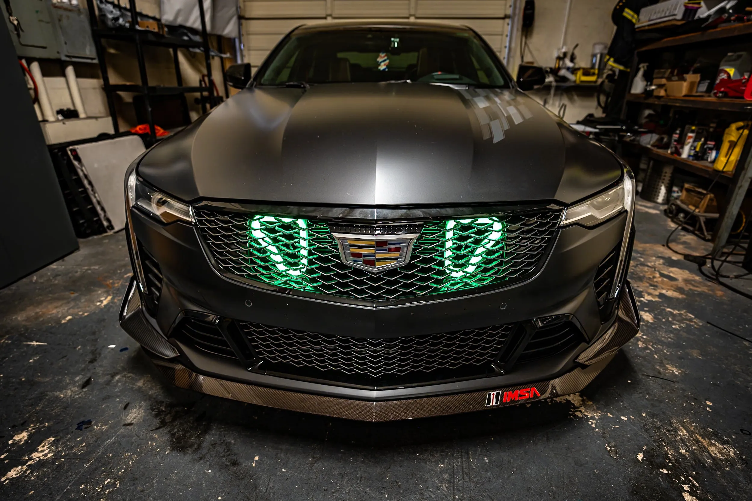 2022  Cadillac CT4-V Blackwing Dual BIG MOUTH "LIT KIT" Ram Air Intake Snorkel