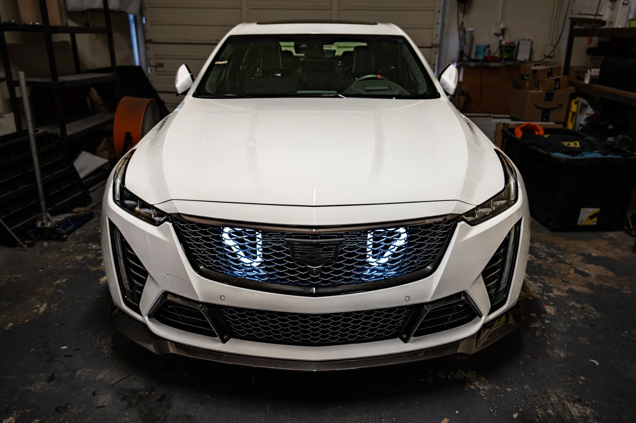2022  Cadillac CT5-V Blackwing Dual BIG MOUTH "LIT KIT" Ram Air Intake Snorkel