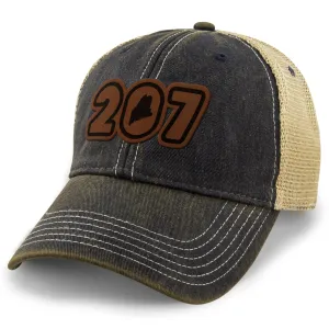 207 Maine Leather Patch Dirty Water Trucker