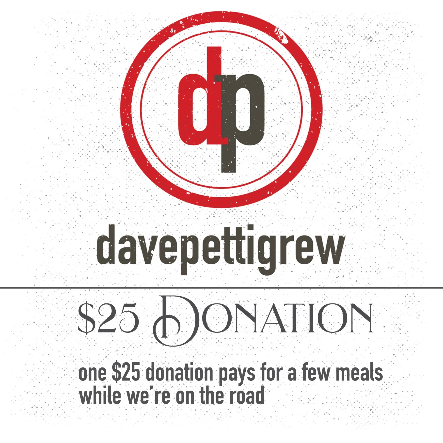 $25 donation - Buy us lunch!