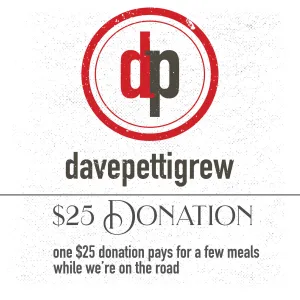 $25 donation - Buy us lunch!