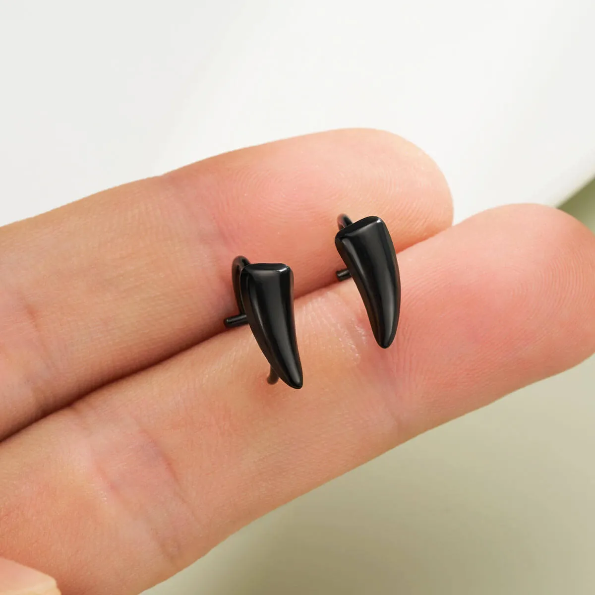 2Pcs 316L Stainless Steel Fake Lip Ring