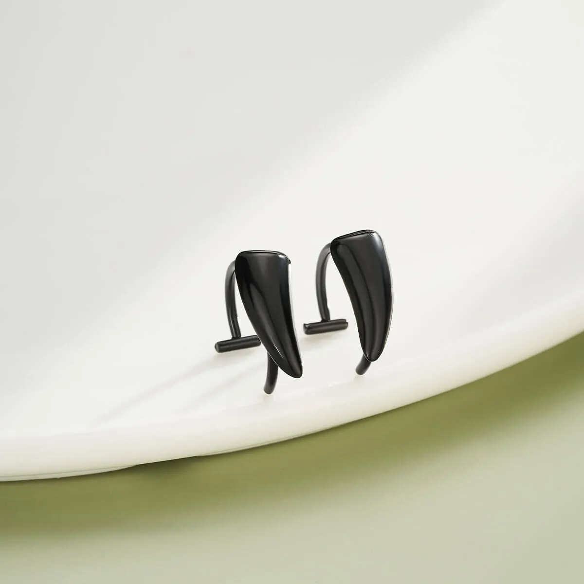 2Pcs 316L Stainless Steel Fake Lip Ring