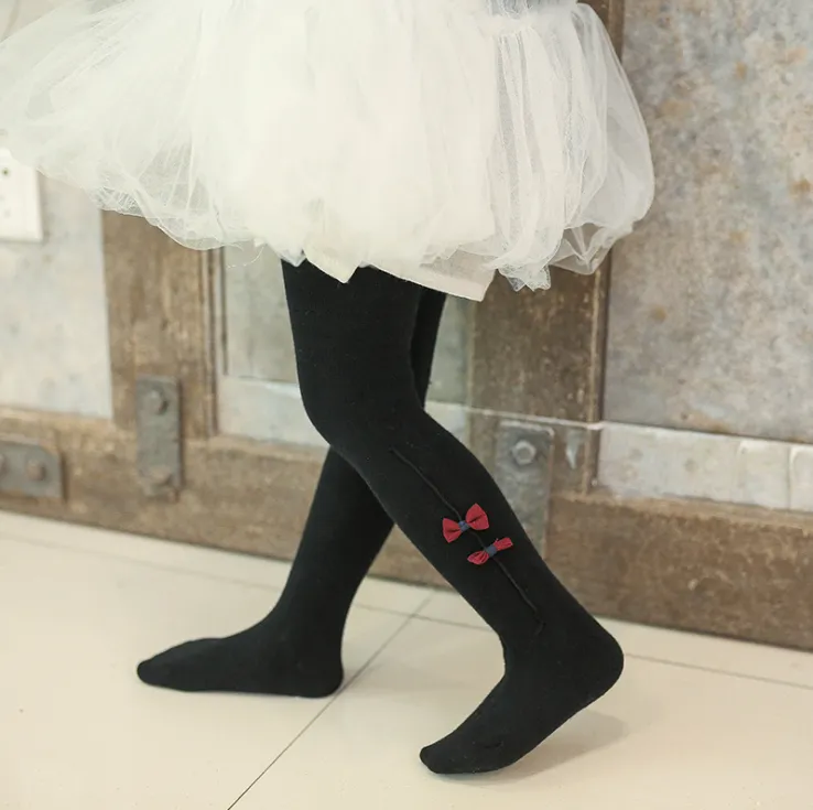 4-pack Breathable Little Girls Thick Tights Leggings