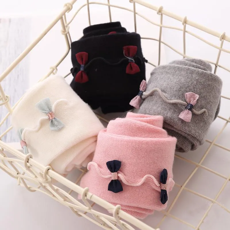 4-pack Breathable Little Girls Thick Tights Leggings