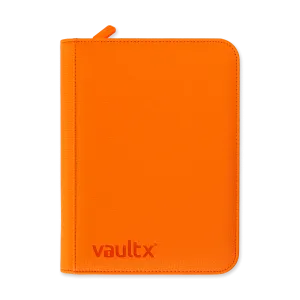 4-Pocket Exo-Tec® Zip Binder Just Orange