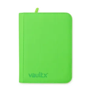 4-Pocket Exo-Tec® Zip Binder Neon Green