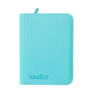 4-Pocket Exo-Tec® Zip Binder Pastel Blue