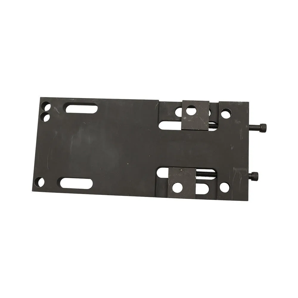 4-Speed Adjustable Transmission Mounting Plate - Black