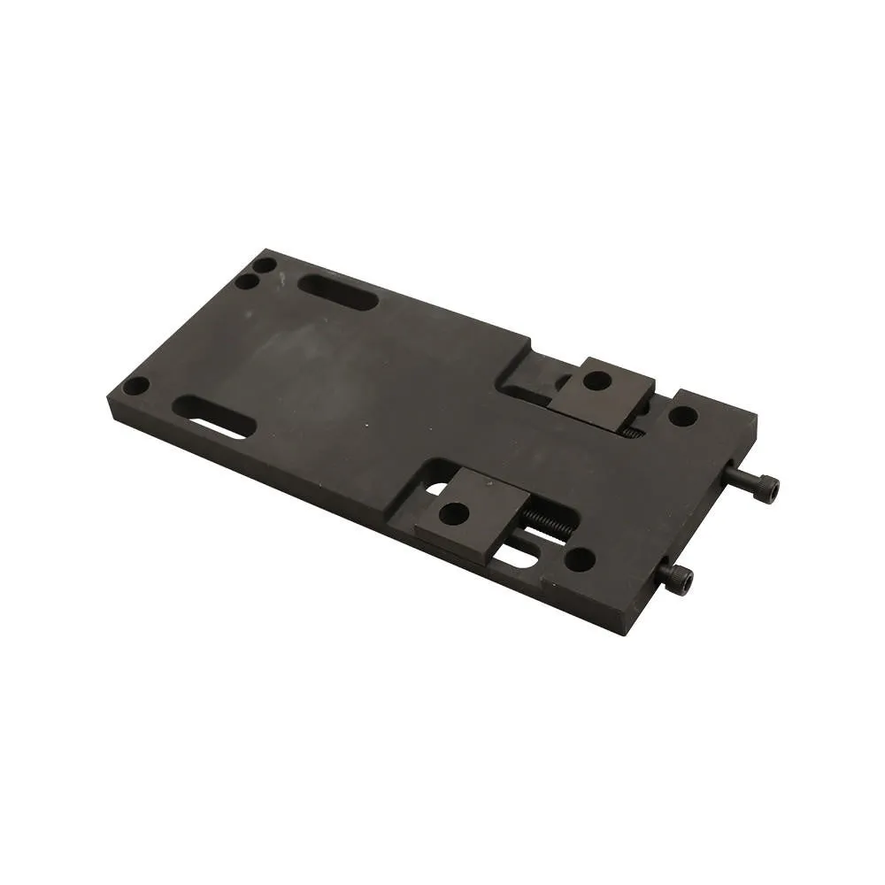 4-Speed Adjustable Transmission Mounting Plate - Black