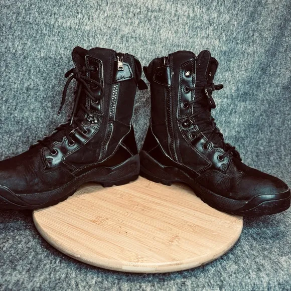 5.11 Atac 2.0 Storm Tactical Boots Sz Men’s 10.5 Combat Lace Up Side Zip