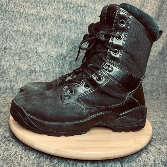 5.11 Atac 2.0 Storm Tactical Boots Sz Men’s 10.5 Combat Lace Up Side Zip